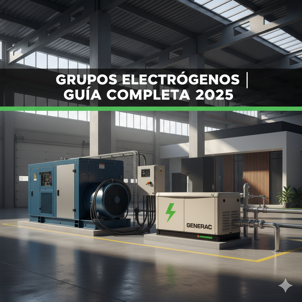 Grupos electrógenos residenciales e industriales