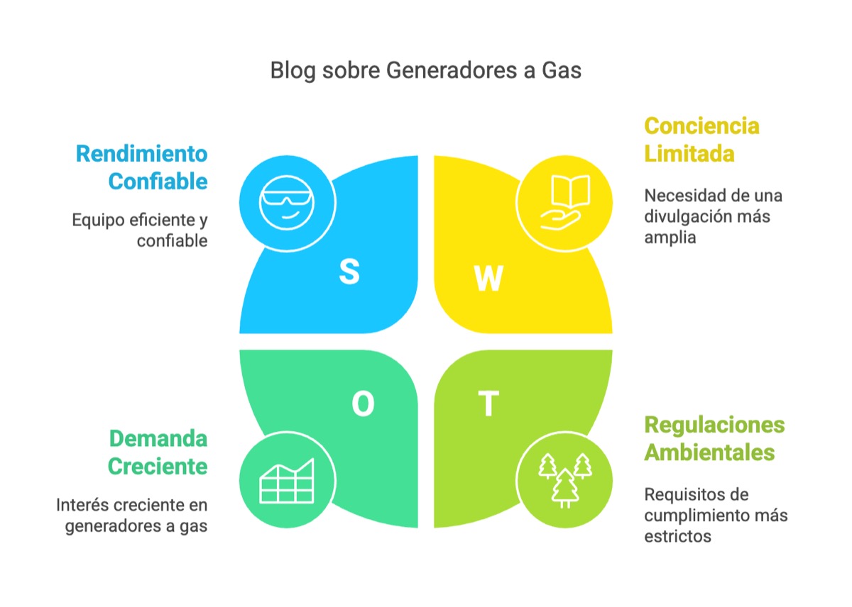 Generadores a gas para hogar y comercio