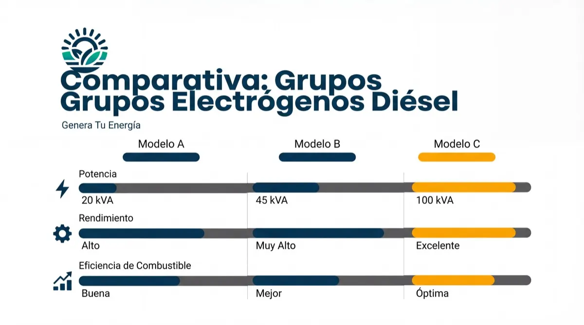 Comparativa grupos electrógenos diésel (2): grupos electrógenos — instalación y asesoramiento en Argentina