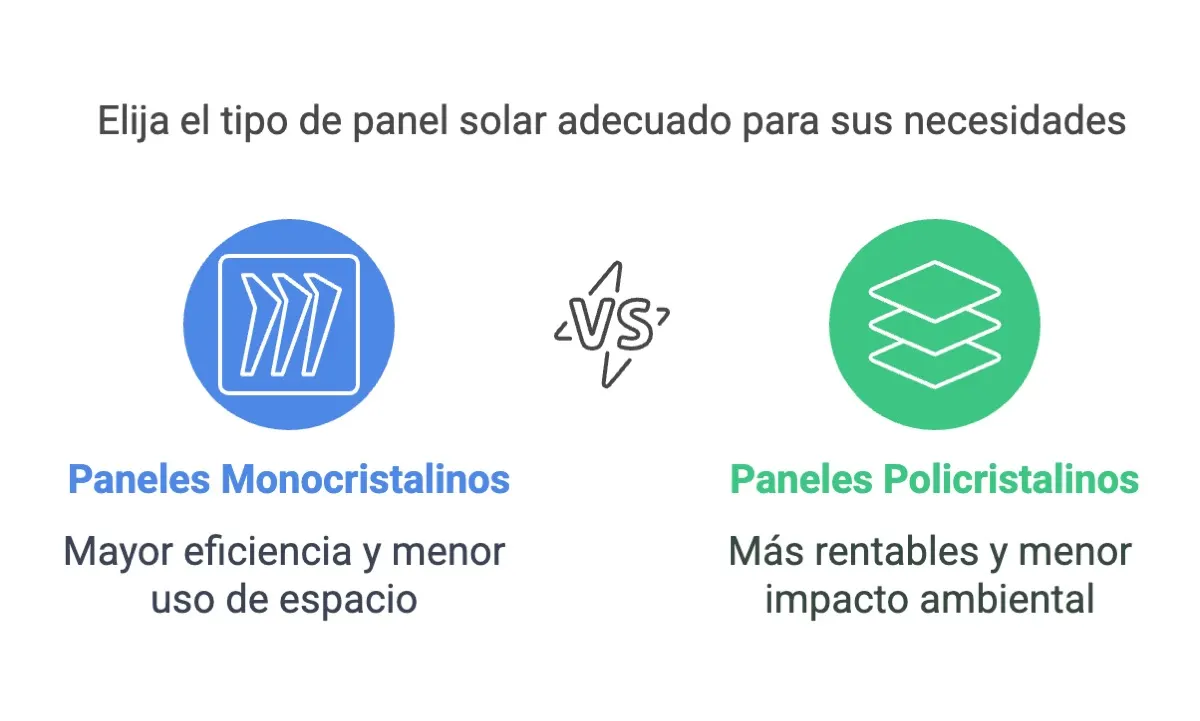 Estructura de montaje para paneles solares (2): comparativas tipos paneles solares — instalación y asesoramiento en Argentina