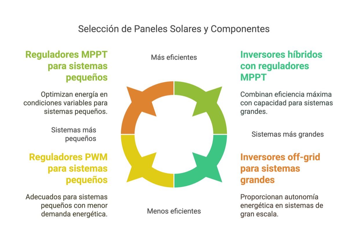 Criterios para elegir paneles y sistema solar