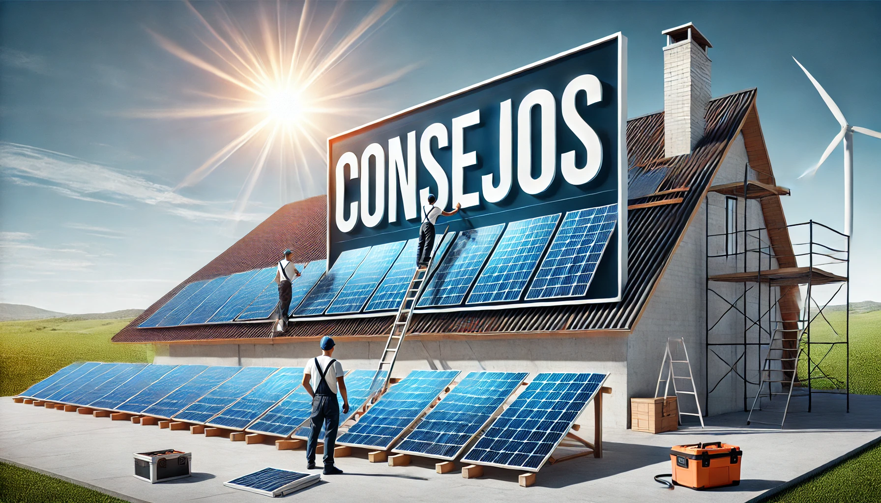 Obra y puesta en marcha solar local