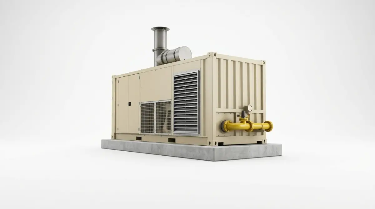 Generador Kohler a gas industrial en Argentina — instalación y ATS