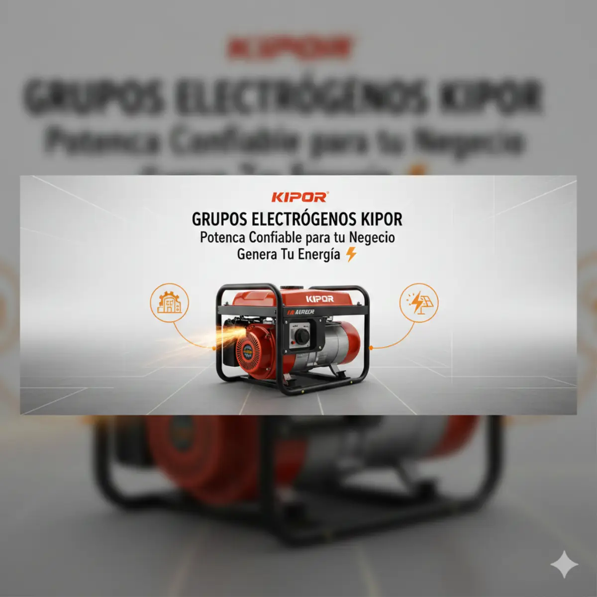 Grupo electrógeno Kipor Silent diésel para negocio en Argentina — instalación