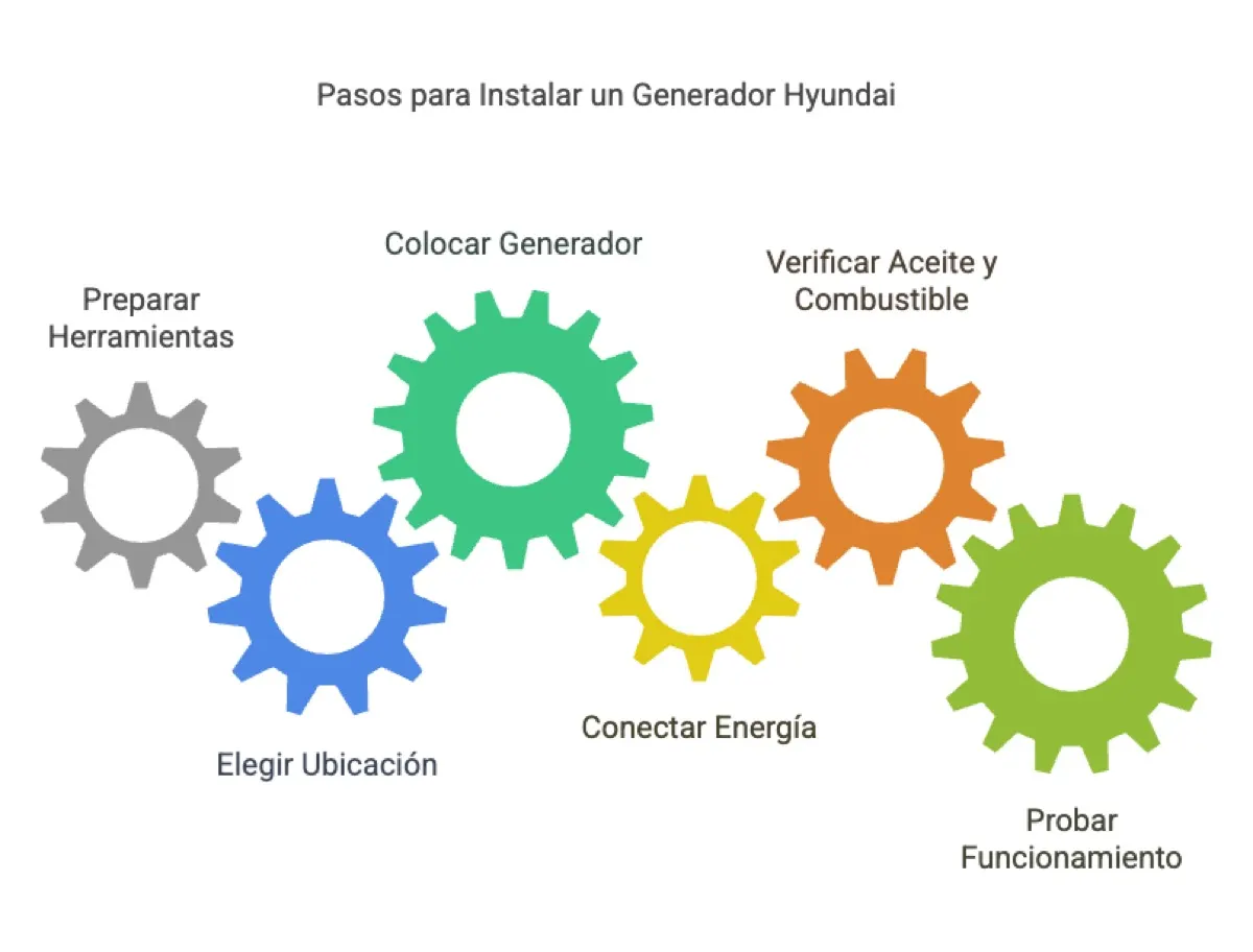 Instalación Generadores Altura Izaje Grua — artículo relacionado · grupos electrógenos