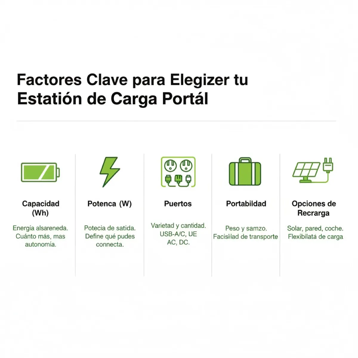 Usos Estación Portátil · estaciones de energía portátiles | Genera… Usos Estación Portátil (2): imagen 4 infografia estaciones de carga portatil — instalación y asesoramiento en Argentina