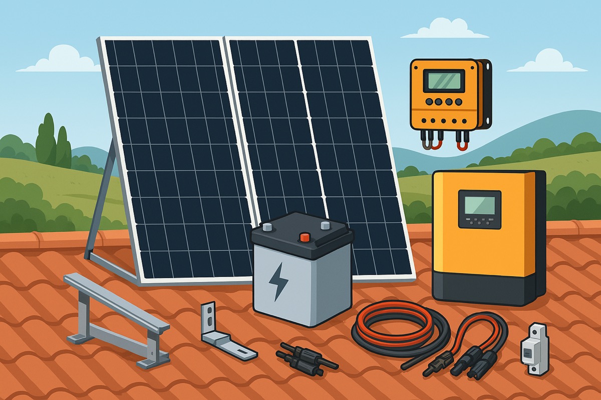Kit solar off grid residencial para autoconsumo en Argentina