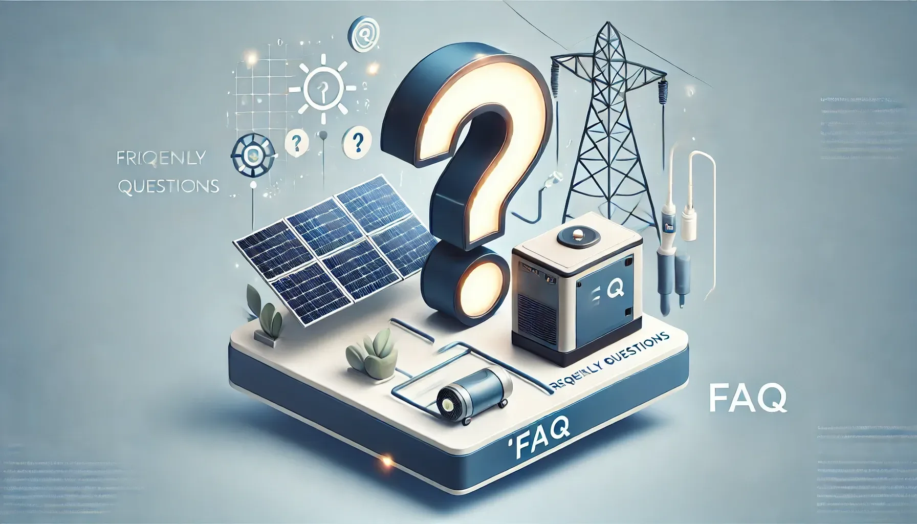 Preguntas frecuentes sobre energía solar y grupos electrógenos — Genera Tu Energía