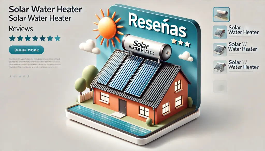 calentadores de agua solares