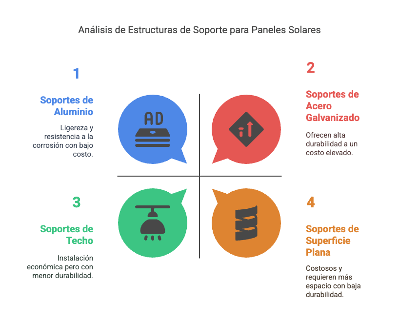 estructura paneles solares