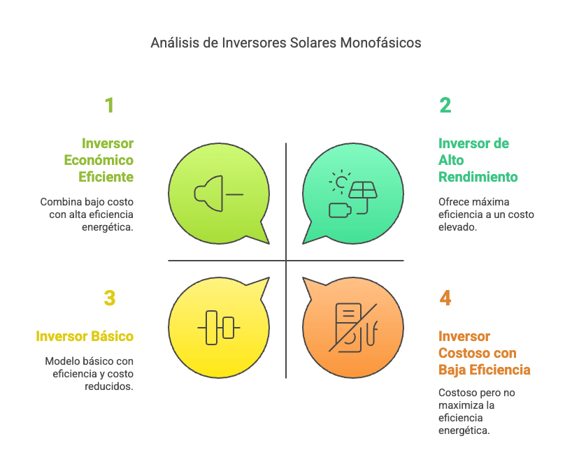 inversores solares monofásicos