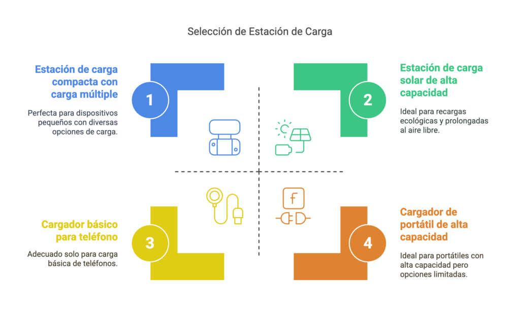Estaciones de carga portatiles Key Power