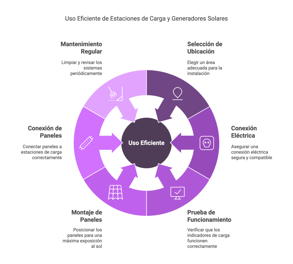 Estaciones de solares carga portatiles Key Power