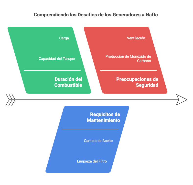 generador de electricidad a nafta