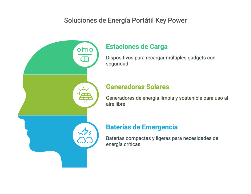 Estaciones de carga portatiles Key Power