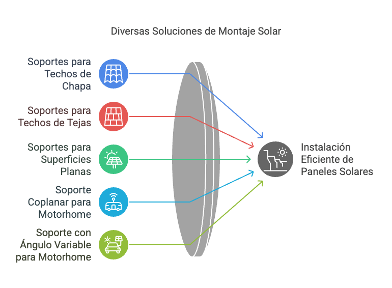 estructuras para paneles solares