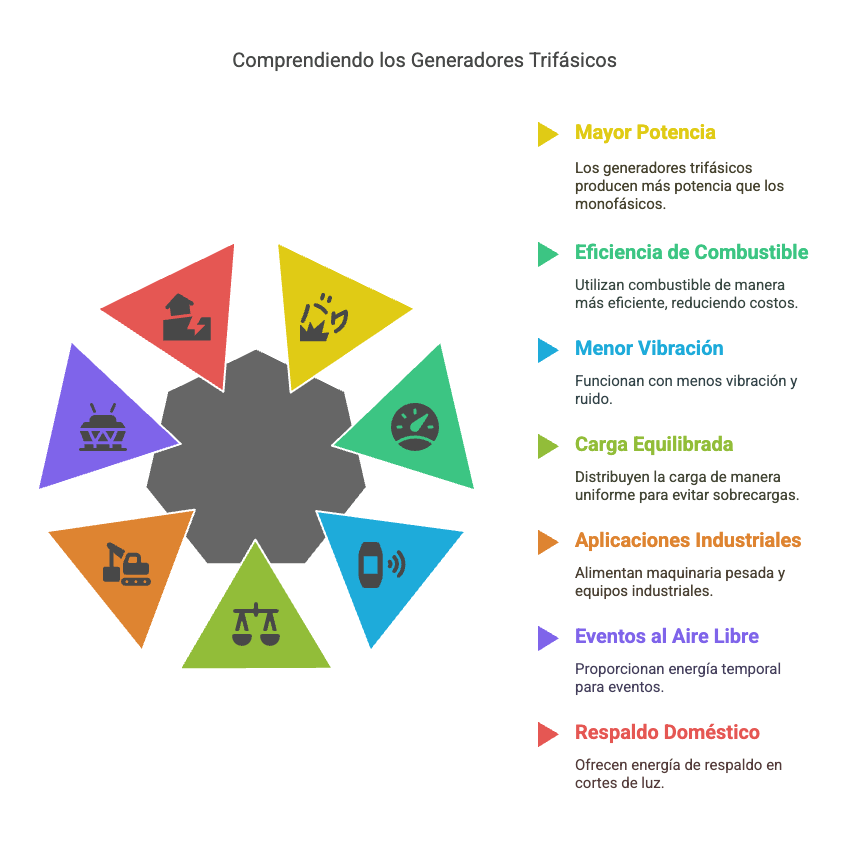 generador electrico trifasico