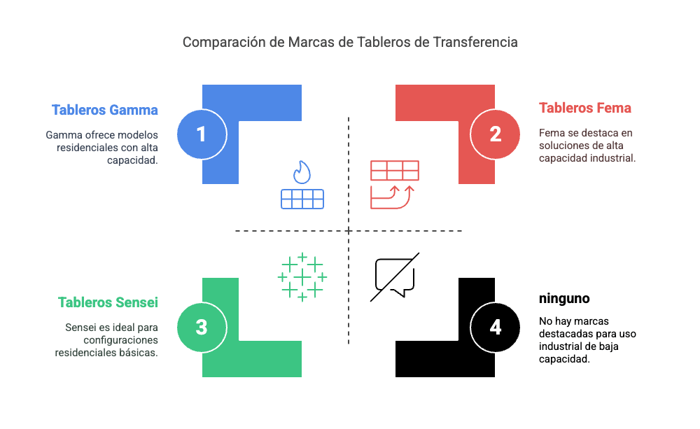 tableros de transferencia automatica