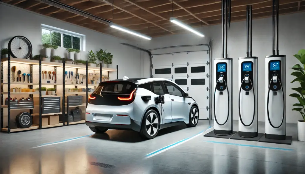 estación de carga de vehículos eléctricos
