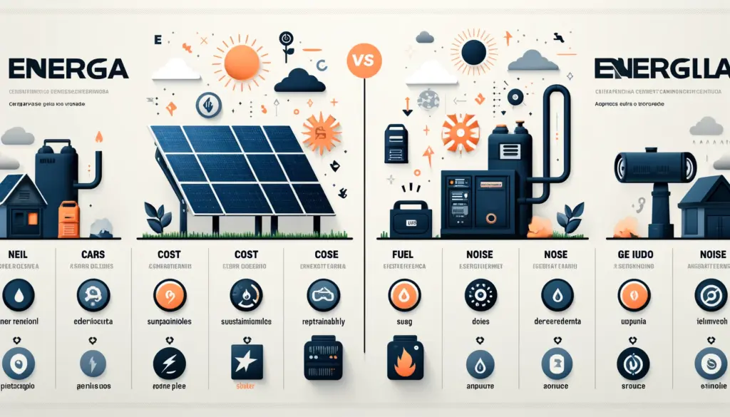 Energía Solar vs. Grupos Electrógenos