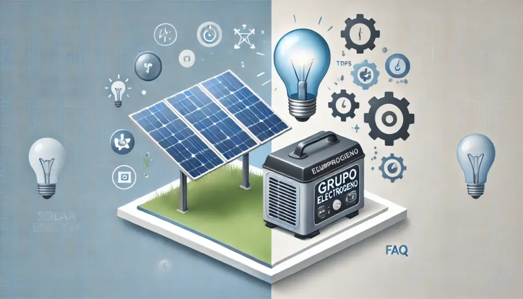 energia solar
grupos electrogenos