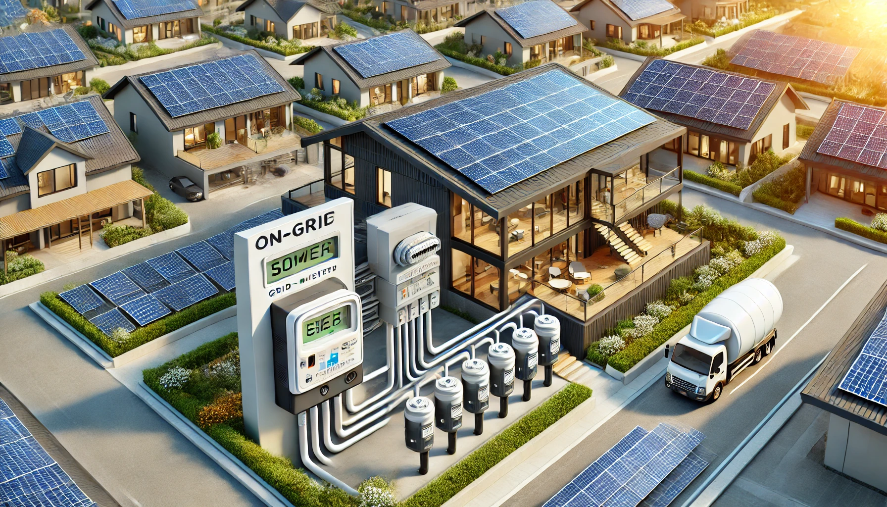 Sistema solar on grid conectado a la red