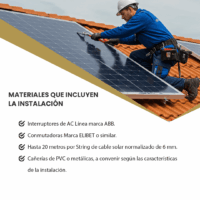 Materiales de instalación