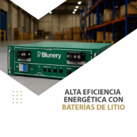 ALTA EFICIENCIA ENERGÉTICA CON BATERÍAS DE LITIO