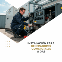 INSTALACIÓN PARA GENERADORES COMERCIALES A GAS