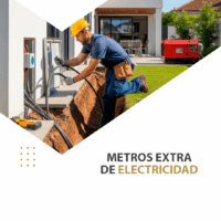 METROS EXTRA DE ELECTRICIDAD