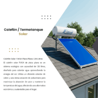 Calefón Solar FIASA Placa Plana 120 Litros