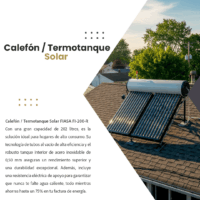 Calefón _ Termotanque Solar FIASA FI-200-R