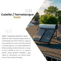 Calefón _ Termotanque Solar FIASA FI-300-RI