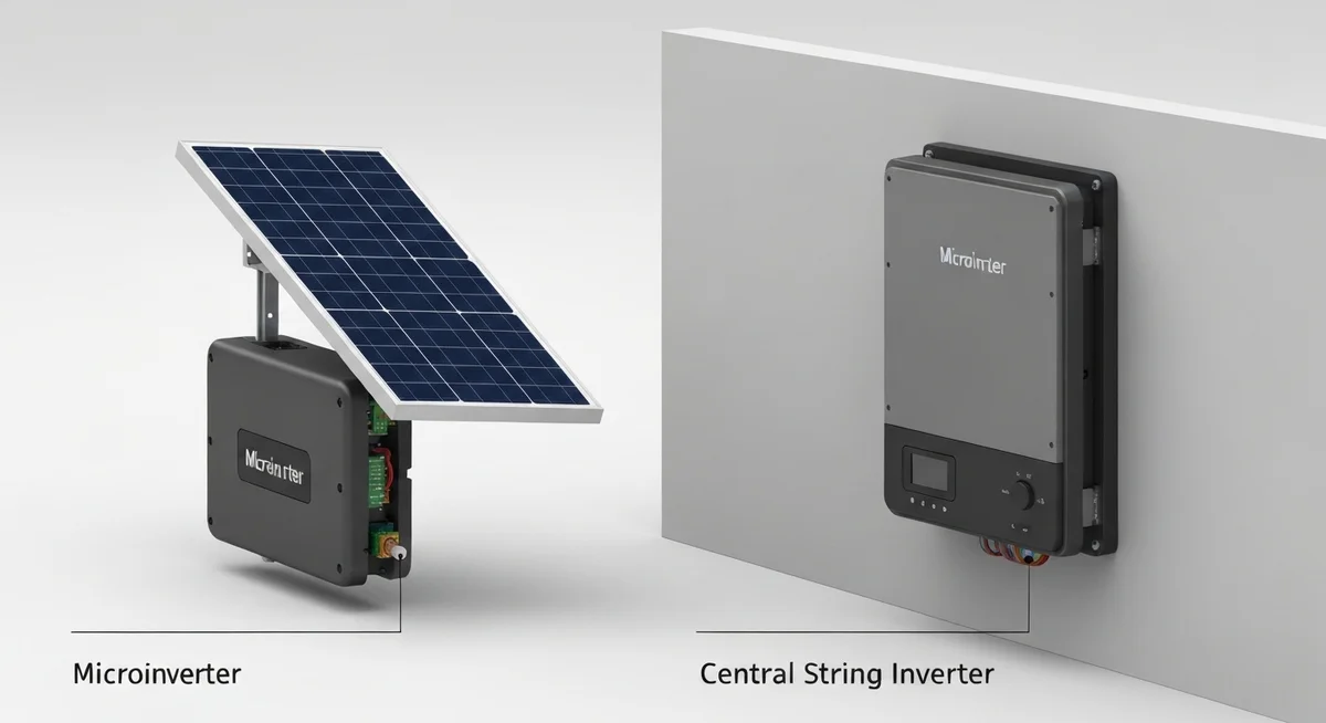 Esquema de funcionamiento de un sistema solar On-Grid