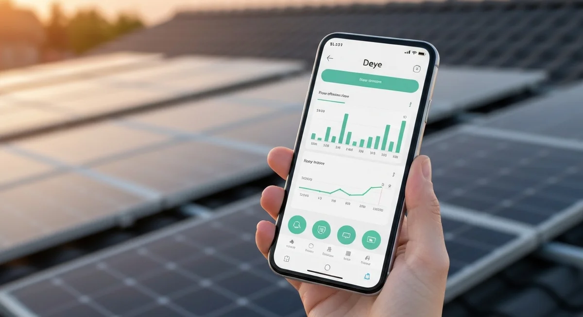 Diagrama del flujo de energía en un sistema On-Grid Deye