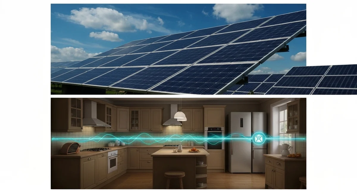 Técnico de Genera tu Energía con una tablet mostrando diagnóstico