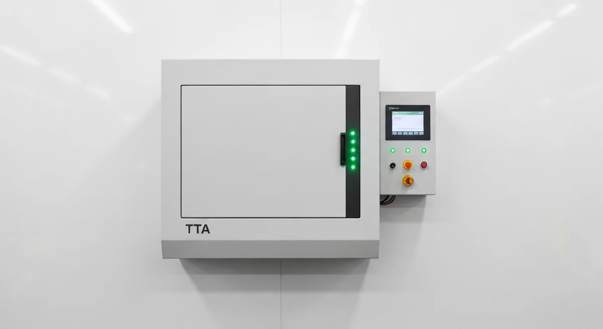 Tablero de Transferencia Automática moderno instalado en una sala de máquinas limpia.