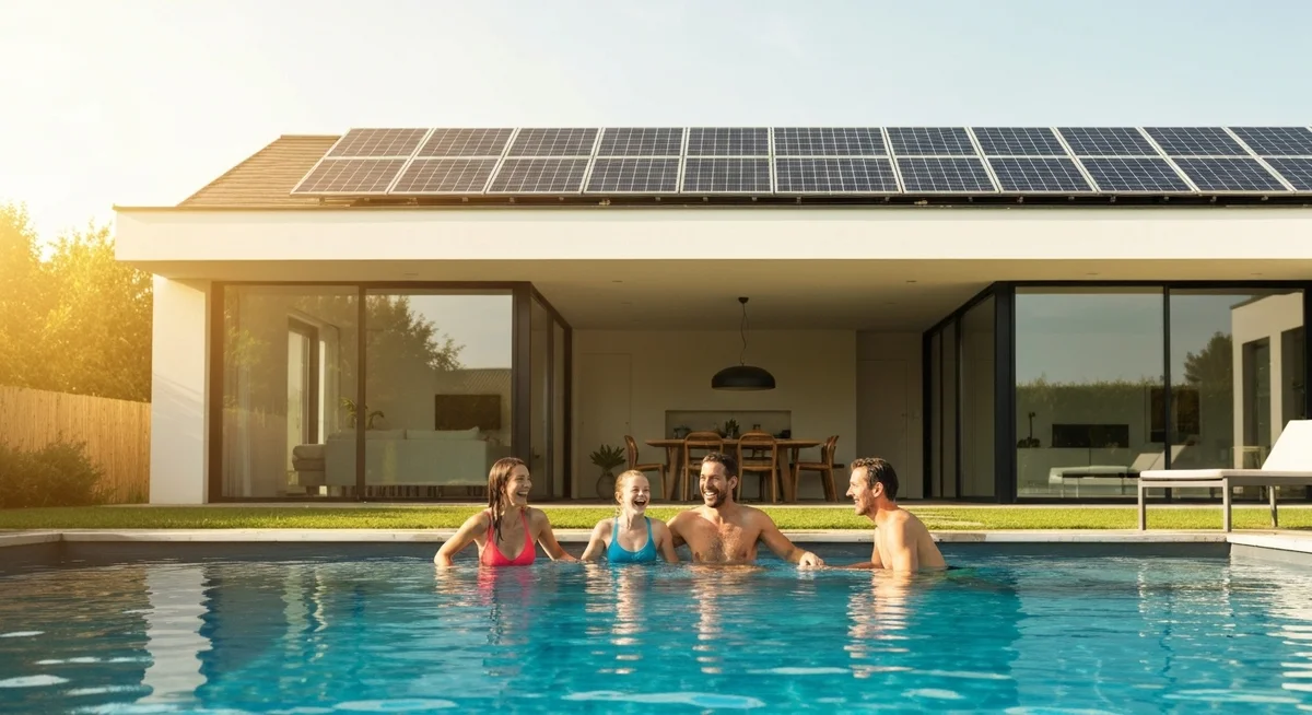 Infografía de línea de tiempo mostrando un ROI más rápido con descuento en sistema solar