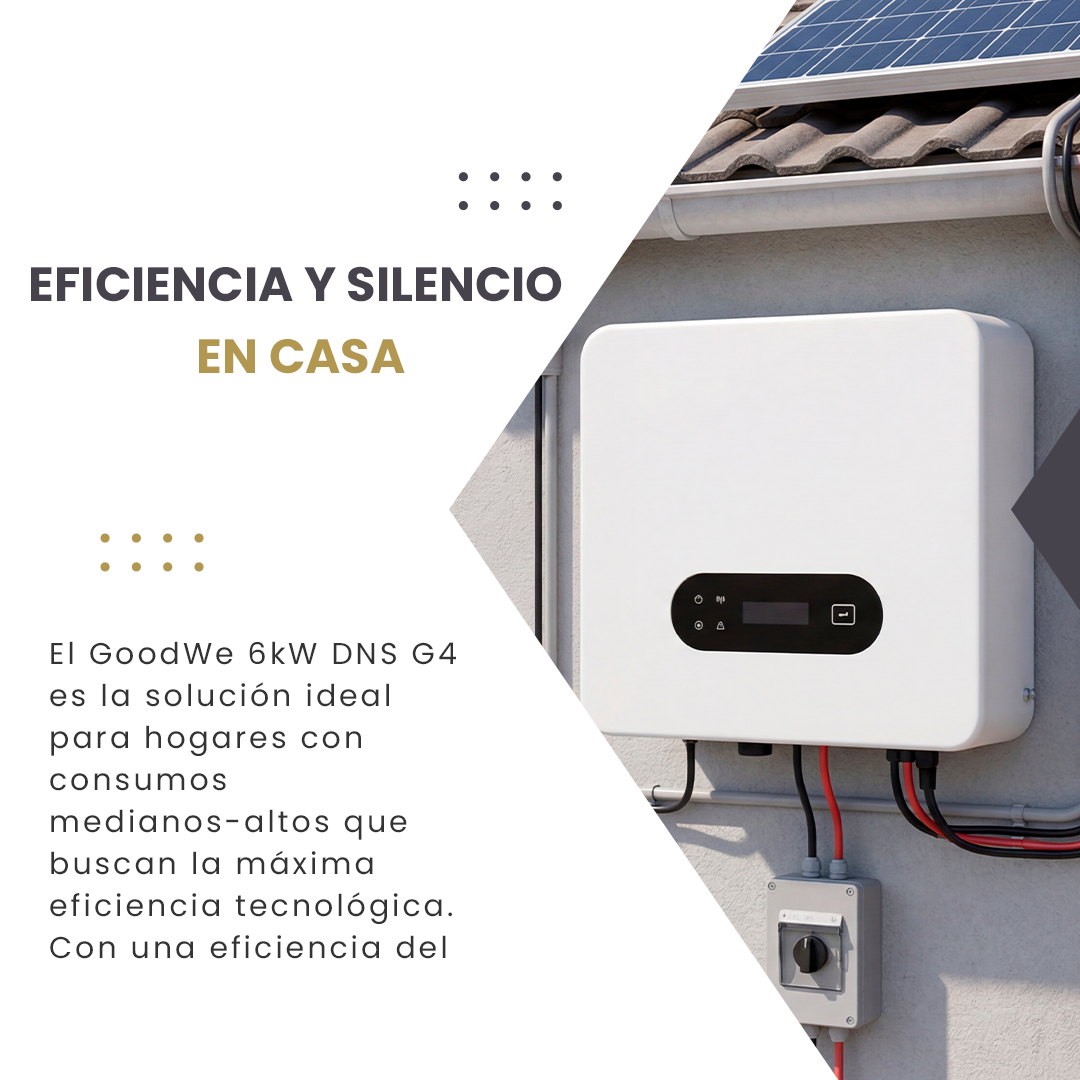 Inversor GoodWe 5kW Monofásico DNS G4 (GW5K-DNS-G40) — √