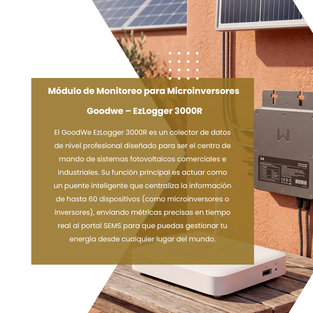 Módulo de Monitoreo para Microinversores Goodwe – EzLogger 3000R (GM330) — 1