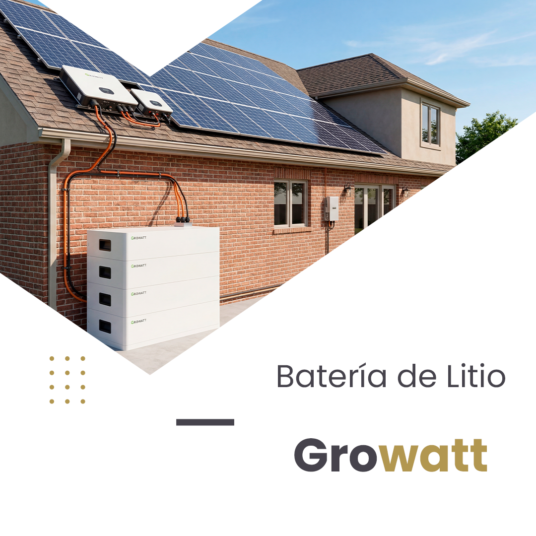 Batería de Litio Growatt AXE 5.0L-C1 Cable 5kWh 48V Apilable — Sistemas de Energia de Respaldo imagen 1