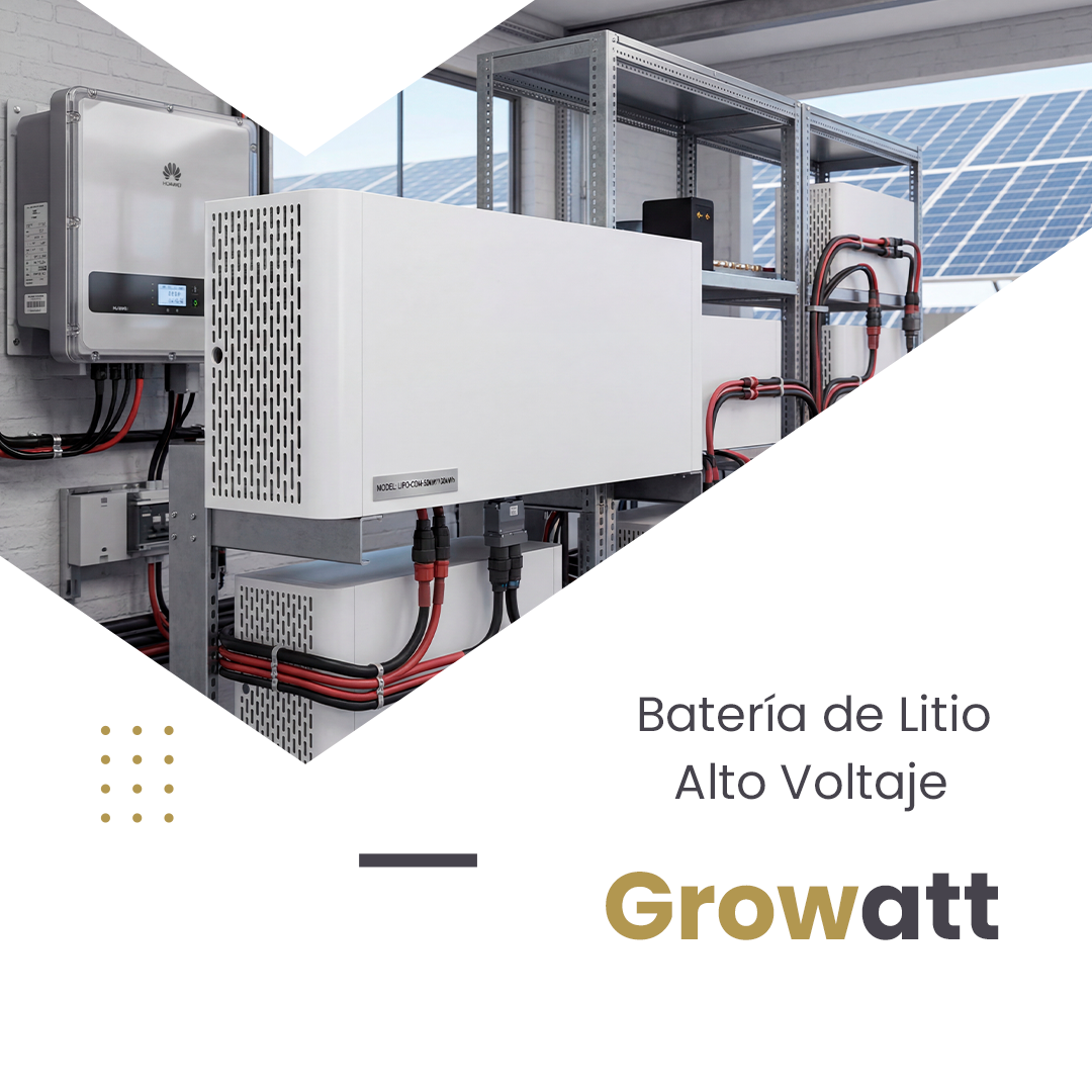 Batería de Litio Alto Voltaje Growatt APX 5.0P-B1 Cascading Communication Cable (5kWh) — Sistemas de Energia de Respaldo imagen 1