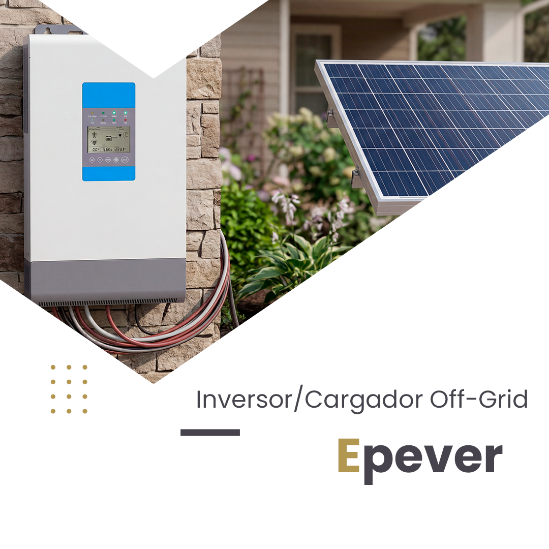 Inversor Cargador Off-Grid Epever UPower 3000VA 48V (RS485-1M2S) — Sistemas de Energia de Respaldo imagen 1