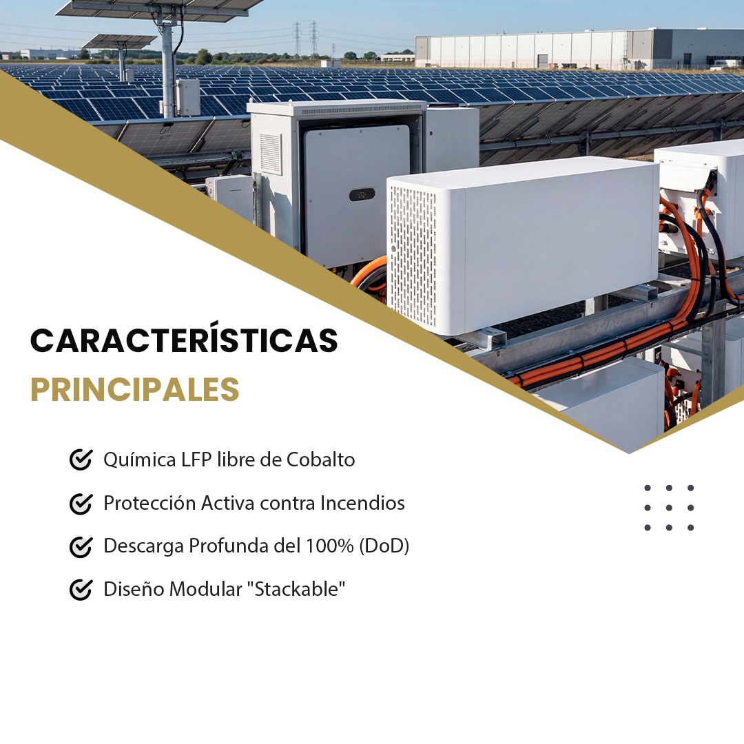 Batería de Litio Alto Voltaje Growatt APX 5.0P-B1 Parallel extension cable (5kWh) — ficha e instalación Argentina