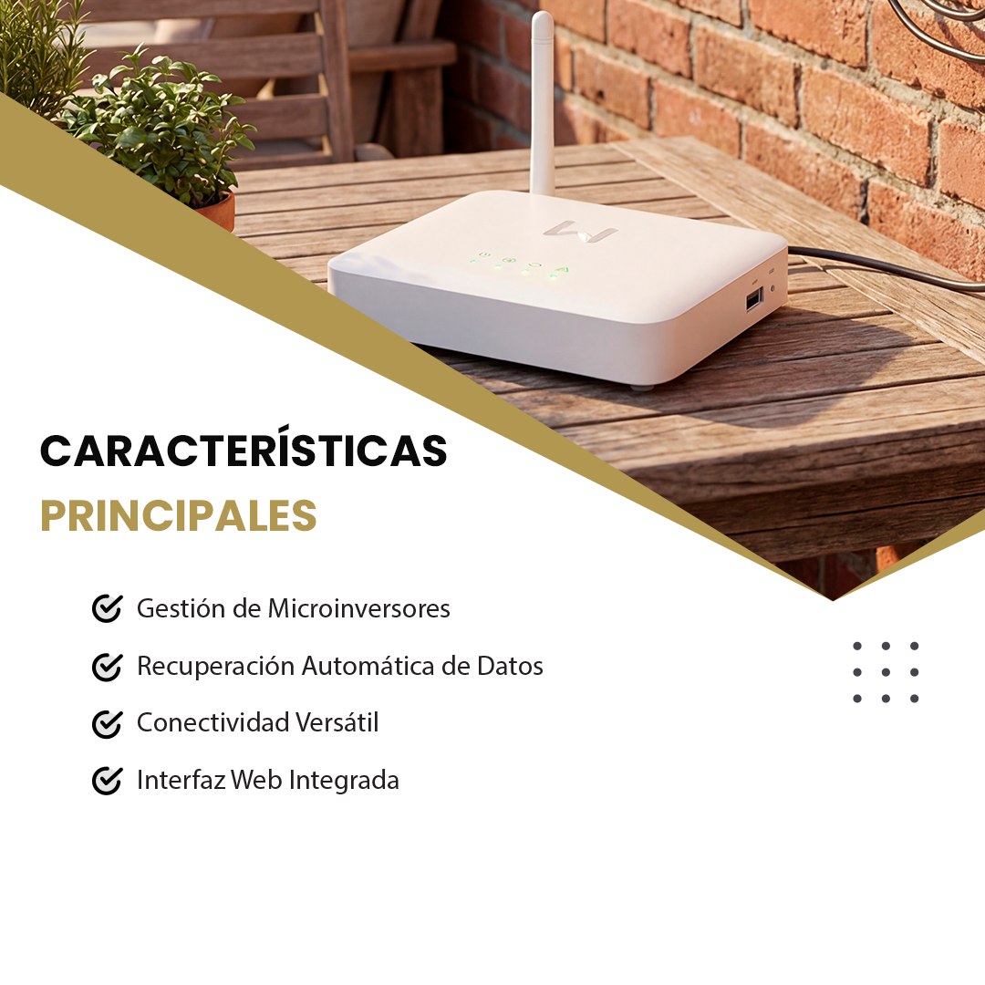 Módulo de Monitoreo para Microinversores Goodwe – EzLogger 3000R (GM330) — Sistemas de Energia de Respaldo imagen 3